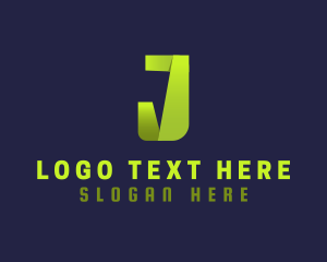Tech Web Developer Letter J logo