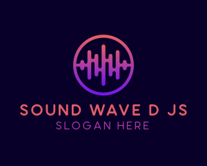 Music Soundwave Club logo design