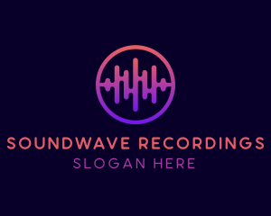 Music Soundwave Club logo design