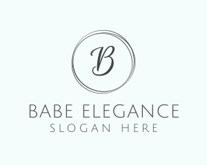 Minimalist Chic Lettermark logo design