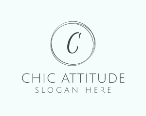 Minimalist Chic Lettermark logo design