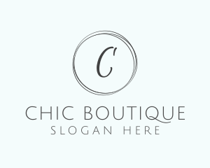 Minimalist Chic Lettermark logo design