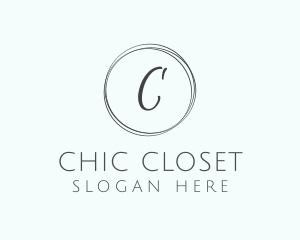 Minimalist Chic Lettermark logo design