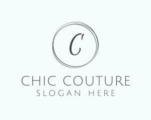 Minimalist Chic Lettermark logo design