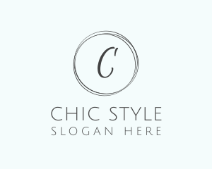 Minimalist Chic Lettermark logo design