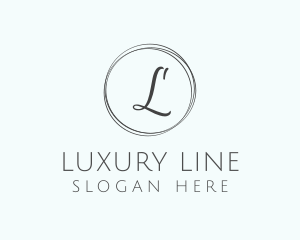 Minimalist Chic Lettermark logo design