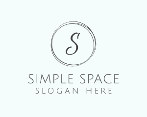 Minimalist Chic Lettermark logo design