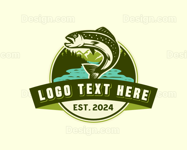 Marine Seafood Fishing Logo