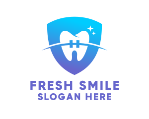 Orthodontist Dental Clinic Shield logo