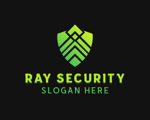 Shield Technology Security logo design