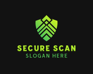 Shield Technology Security logo design