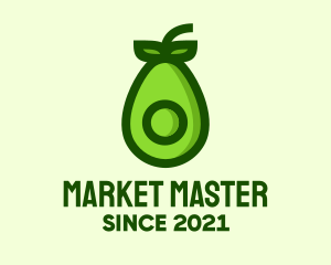 Green Avocado Market logo design