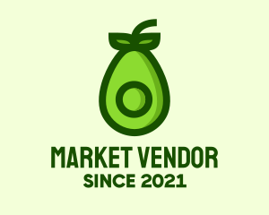 Green Avocado Market logo design