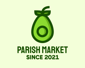 Green Avocado Market logo design