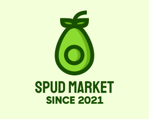 Green Avocado Market logo design