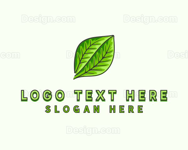 Botanical Eco Gardening Logo