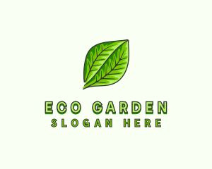 Botanical Eco Gardening logo design