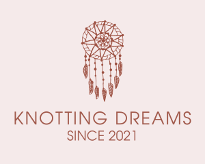 Brown Dreamcatcher Macrame  logo