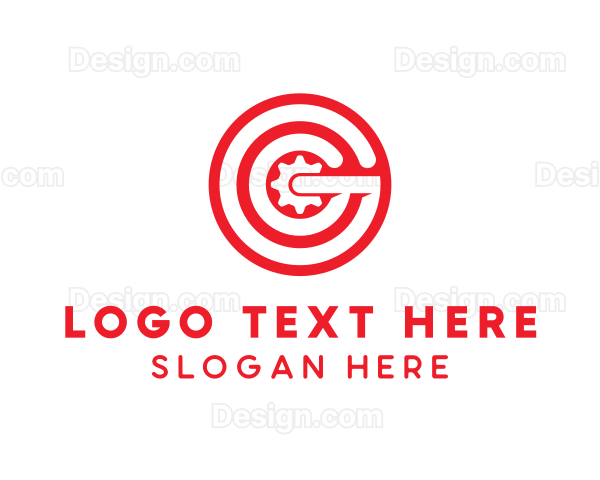 Letter G Industrial Startup Logo