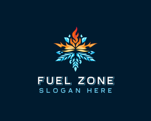 Snowflake Fire Heating logo