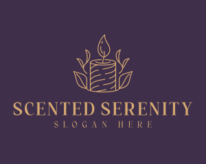 Aromatherapy Organic Candle logo design