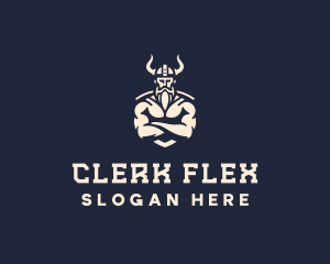 Viking Crossfit Workout logo design