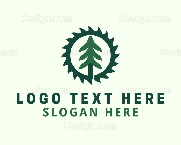 Pine Tree Saw Blade Logo