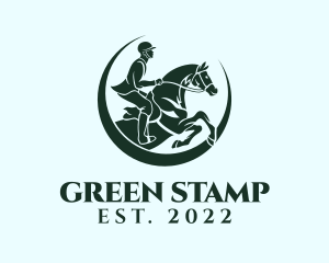 Green Horse Racer logo design