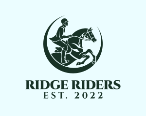 Green Horse Racer logo design