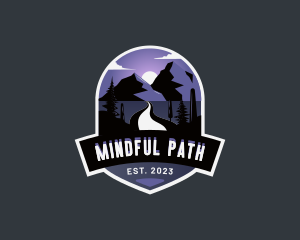 Mountain Pathway Adventure logo design