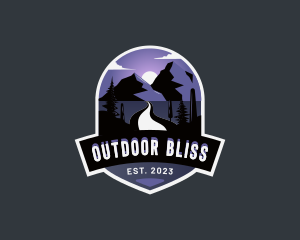 Mountain Pathway Adventure logo design