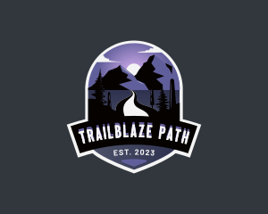 Mountain Pathway Adventure logo design