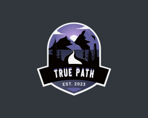 Mountain Pathway Adventure logo design