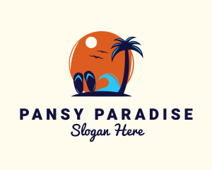 Island Beach Trip logo design