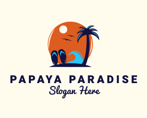 Island Beach Trip logo design