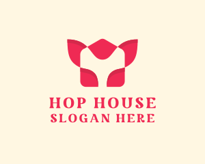 Floral Petal House logo design