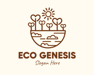 Eco Lovely Environment logo design