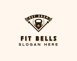 Kettlebell Fitness Workout logo design