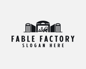 Warehouse Factory Logistics  logo design