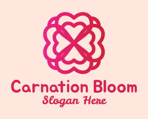 Red Flower Petals logo