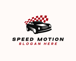 Car Racing Motorsport logo design