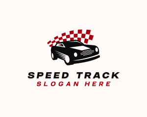 Car Racing Motorsport logo design