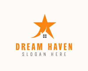 Orange Star House logo design