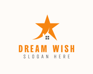 Orange Star House logo design