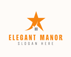 Orange Star House logo design