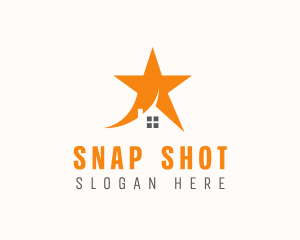 Orange Star House logo design