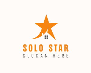 Orange Star House logo design