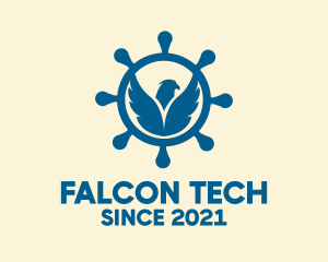 Falcon Bird Helm  logo design