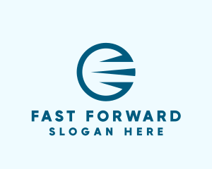 Fast Delivery Circle  logo design