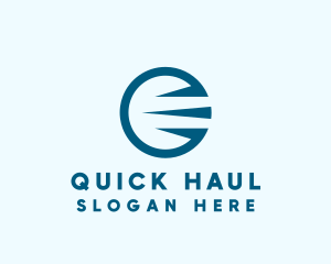 Fast Delivery Circle  logo design